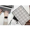 Bladvorm - Patroon - Kleurrijk laptophoes neopreen klein 279 -bureau