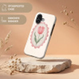 Tulp - Lijst - Ovaal - Illustratie Toughcase MagSafe Apple iPhone 17 klein -USP_RandenV_DE
