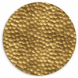 Metaal - Dynamisch - Goud Wandcirkel kunststof plaat 5mm dik klein 188 -3d