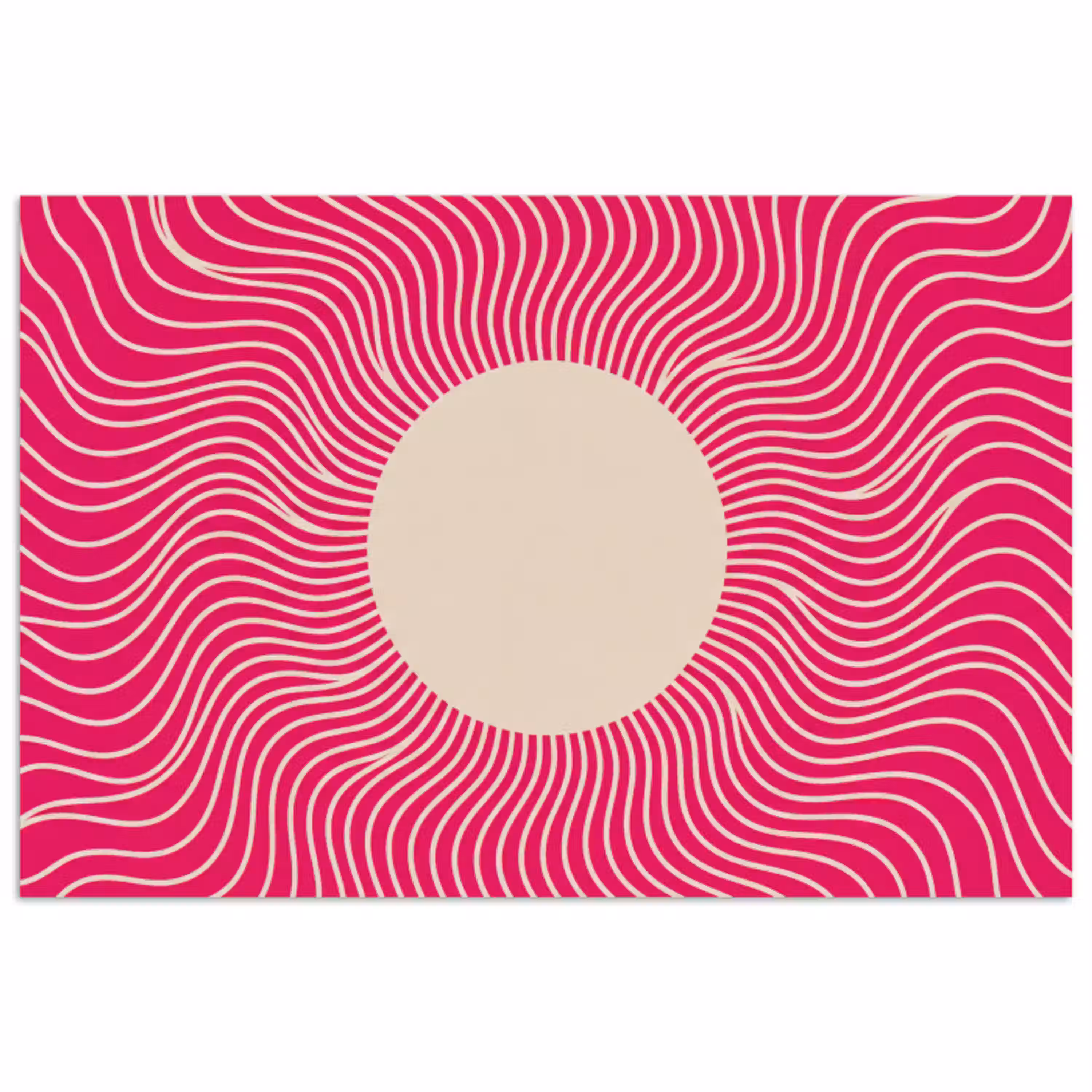 Abstract - Patroon - Roze poster papier klein -3d