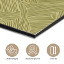 Abstract - Modern - Groen aluminium wit klein 46 -closeup_NL