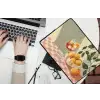 Citroenen - Glas - Tafelkleed - Geblokt laptophoes neopreen klein -bureau