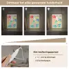 Kleurrijk - Abstract - Bloemen - Patronen Light Box met kabel (Wandlamp) klein -USP_dimbaarNL