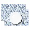 Frans - Citroen - Royaal - Bladeren - Blauw Placemat vinyl groot 368 -zzsfeer2_Kitchenyeah-website