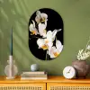 Orchidee - Bloemen - Planten - Botanisch Wandcirkel Ovaal Forex klein -sfeer2