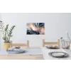 Marmer - Roze - Blauw Muursticker klein -eettafel