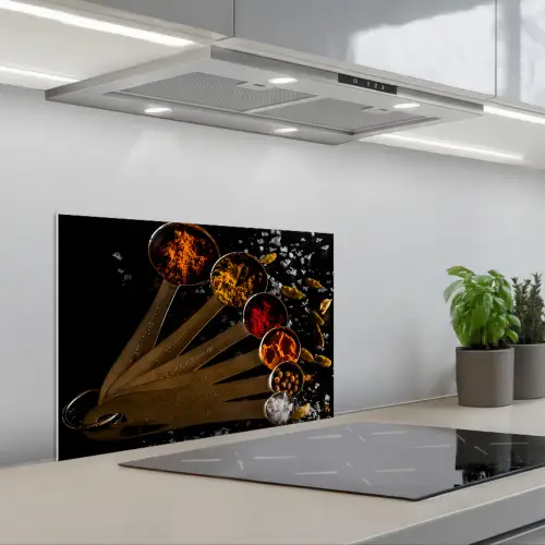Maatlepel Melange keuken achterwand spatscherm klein -3d_schuin