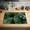 Planten - Jungle - Bladeren - Tropisch Inductie beschermer vinyl 3mm klein -sfeer5