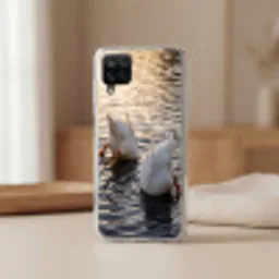 Eenden - Water - Natuur Telefoonhoesje Samsung Galaxy A12 klein -sfeer2