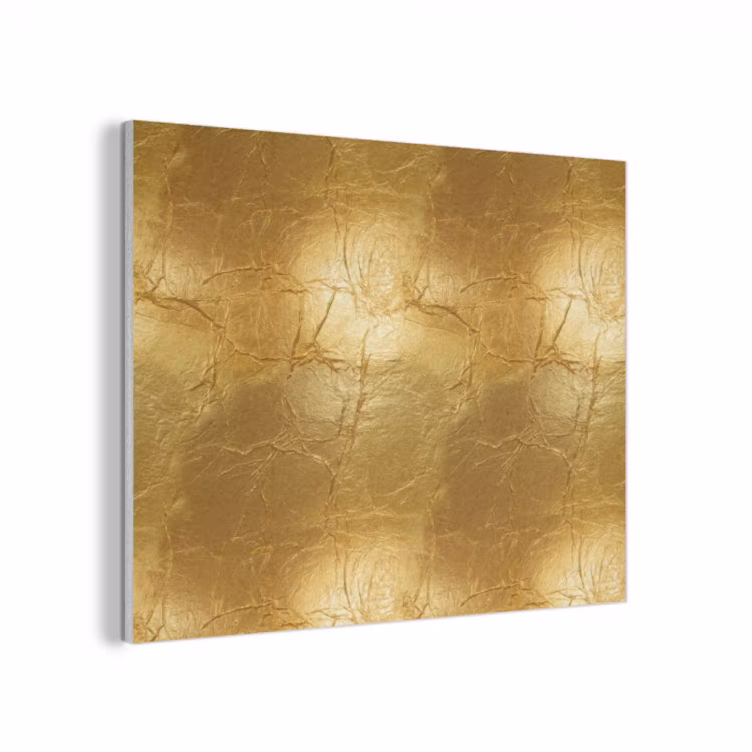 Bladgoud - Vintage - Textuur - Warm Goud PET vilt klein 837 -3d