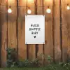 Huisje boompje baby - Spreuken - Quotes tuinposter los doek klein -sfeer1