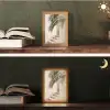 Palmboom - Schaduw - Trap - Beige Light Box met kabel (Tafellamp) klein -sfeer3