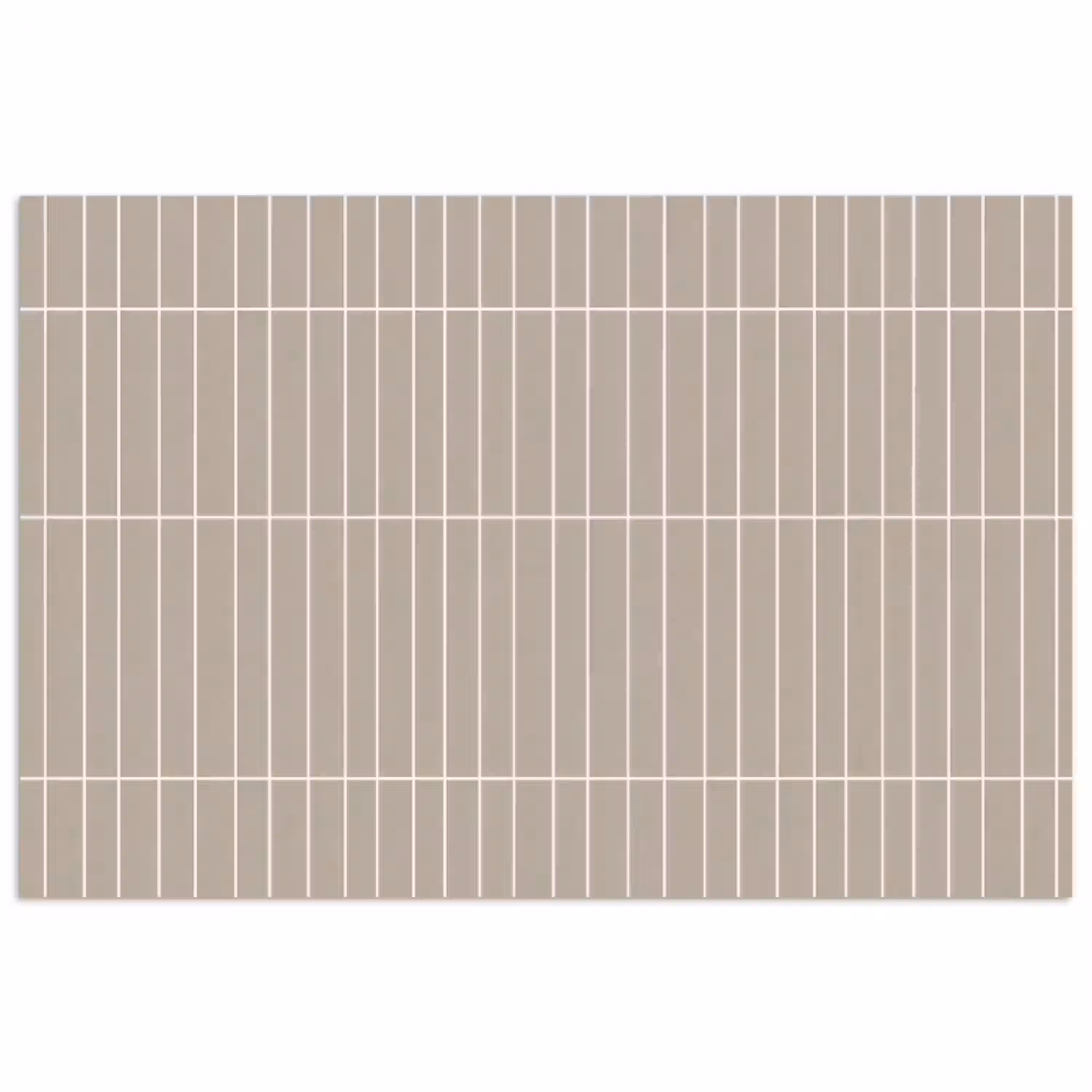Verticaal - Wandtegel - Licht Beige poster papier klein 62 -3d