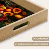 Vrouw - Vruchten - Papaja - Ananas Dienblad Rechthoek middel -USP_HandgreepNL