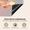 Glazen - Bloem - Roze Inductie beschermer vinyl 3mm middel -zzsfeer4_SP