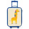 Giraffe - Dier - Kleurrijk Kinderkoffer - Blauw klein -zz3dotto