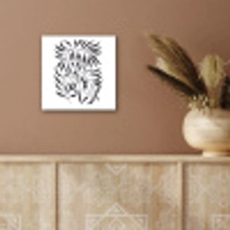 Bladeren - Planten - Bohemian - Wit - Abstract aluminium wit klein -sfeer4
