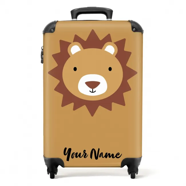 Leo leeuw NBS - Handbagage koffer - Kinderen Unisex middel -productfoto_recht