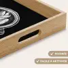 Krijttekening - Koffie - Latte art Dienblad Rechthoek middel -USP_HandgreepFR