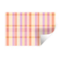 Pastel - uitpatroon - Geometrisch Muursticker klein 286 -3d
