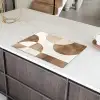 Snijdende cirkels - Overlappende vlakken Inductie beschermer vinyl 3mm klein -sfeer8