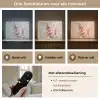 Bloem - Leeuwenbek - Roze - Stengel Light Box met batterij (Wandlamp) middel -USP_lichtkleurNL