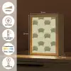 Bladeren - Structuur - Groen Light Box met kabel (Tafellamp) klein 925 -USP_NL