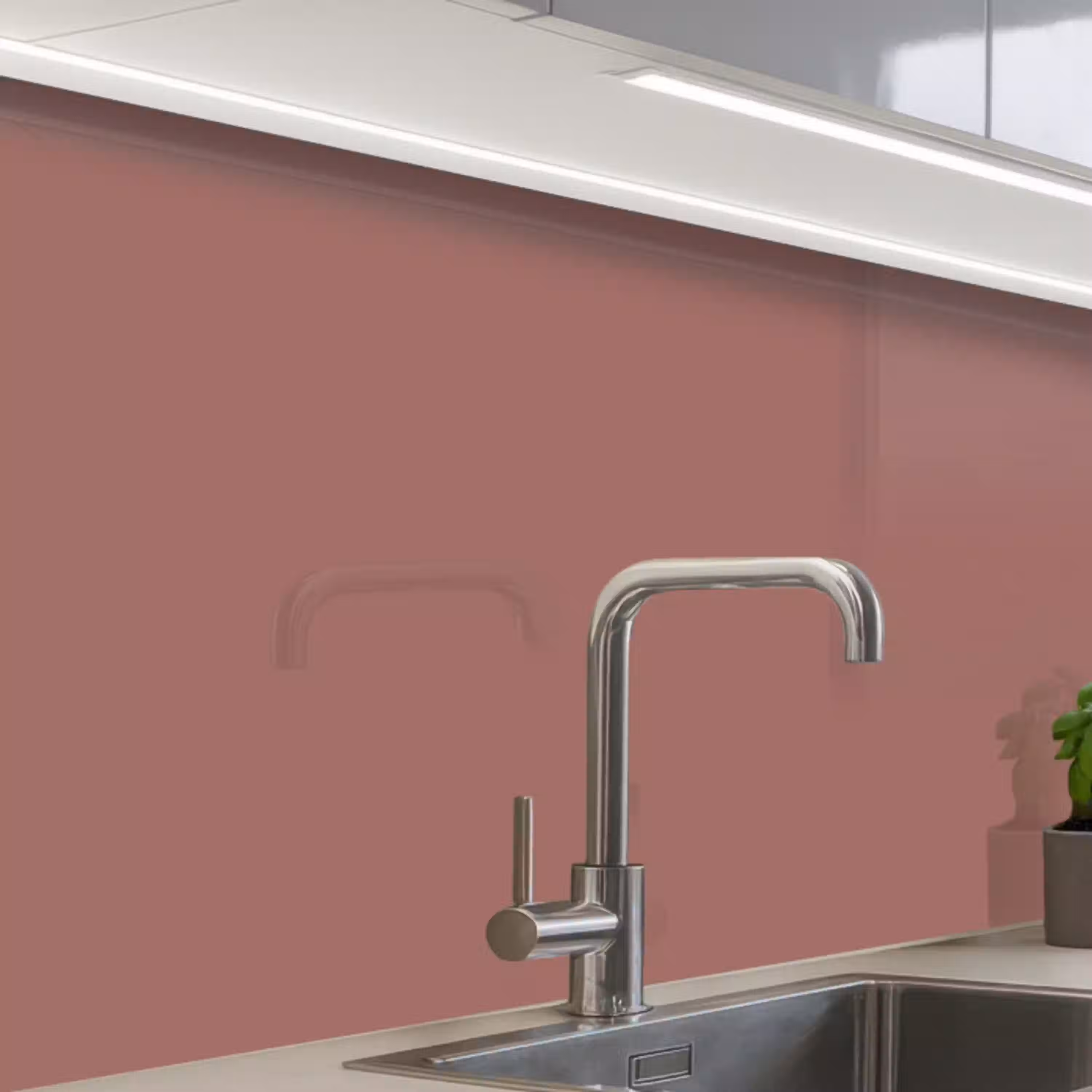 Terracotta - Patronen - Roze keuken achterwand 2 middel 865 -zzzz3d_schuin