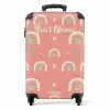 Koraal kleurenbogen NBS - Handbagage koffer - Kinderen Unisex middel -productfoto_recht