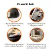Japandi - Landschap - Beige Inductie beschermer vinyl 3mm klein -zzzzzzz-td-werking