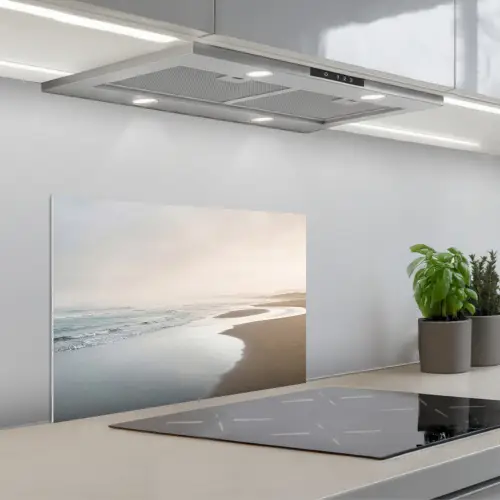 Kustlijn - Strand - Oceaan keuken achterwand spatscherm klein -3d_schuin