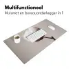 Katoenbol - Minimalistisch - Wit Muismat XXL klein -sfeer4