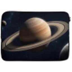 Planeten - Saturnus - Ruimte laptophoes neopreen klein -zkaufland3dotto