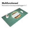 Hamburger - Illustratie - Sla - Kaas Muismat XXL klein -sfeer4