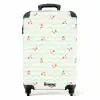 Zee met vissen patroon oranje blauw NBS - Handbagage koffer - Kinderen Unisex middel -productfoto_recht