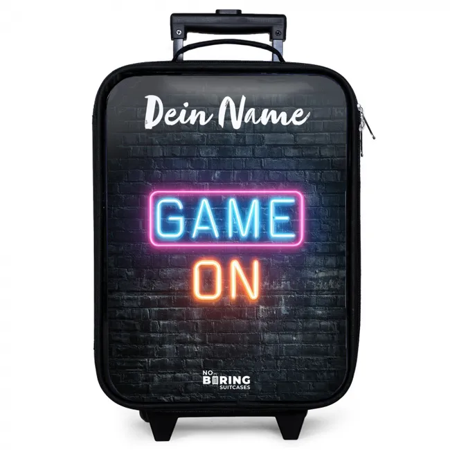 Kinderkoffer mit Name - Spiel - Neon - Wand