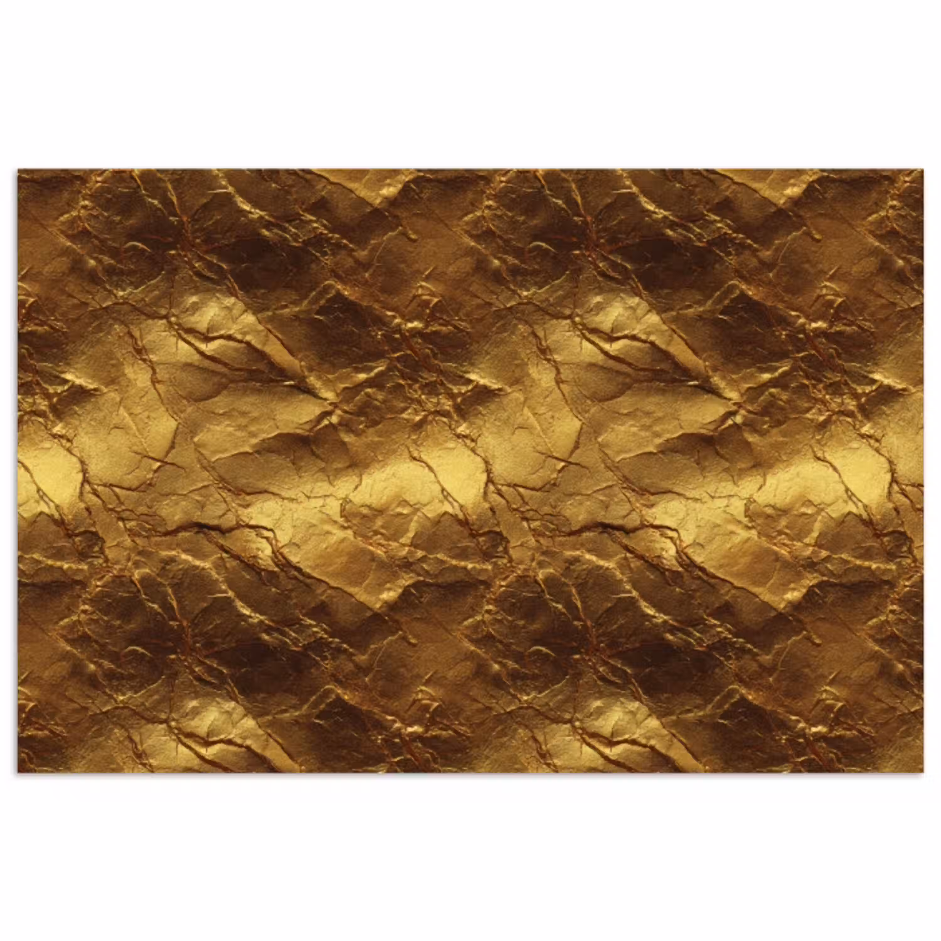 Bladgoud - Textuur  - Goud poster papier klein 62 -3d