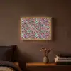 Spat - Abstract - Waterverf - Multi Light Box met batterij (Wandlamp) middel 907 -sfeer4