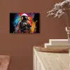 Astronaut - Graffiti - Zwart - Kleuren aluminium wit klein -sfeer4