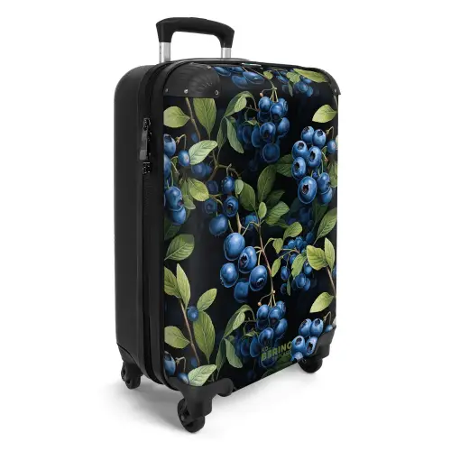 Vintage fruit - Blauwe bessen NBS - Handbagage koffer - Kinderen Unisex middel -productfoto_3d