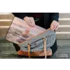 Stenen - Zand - Roze laptophoes neopreen klein -tas