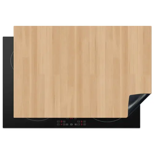 Naturel - Hout - Plank - Patronen Inductie beschermer vinyl 3mm klein 276 -3d
