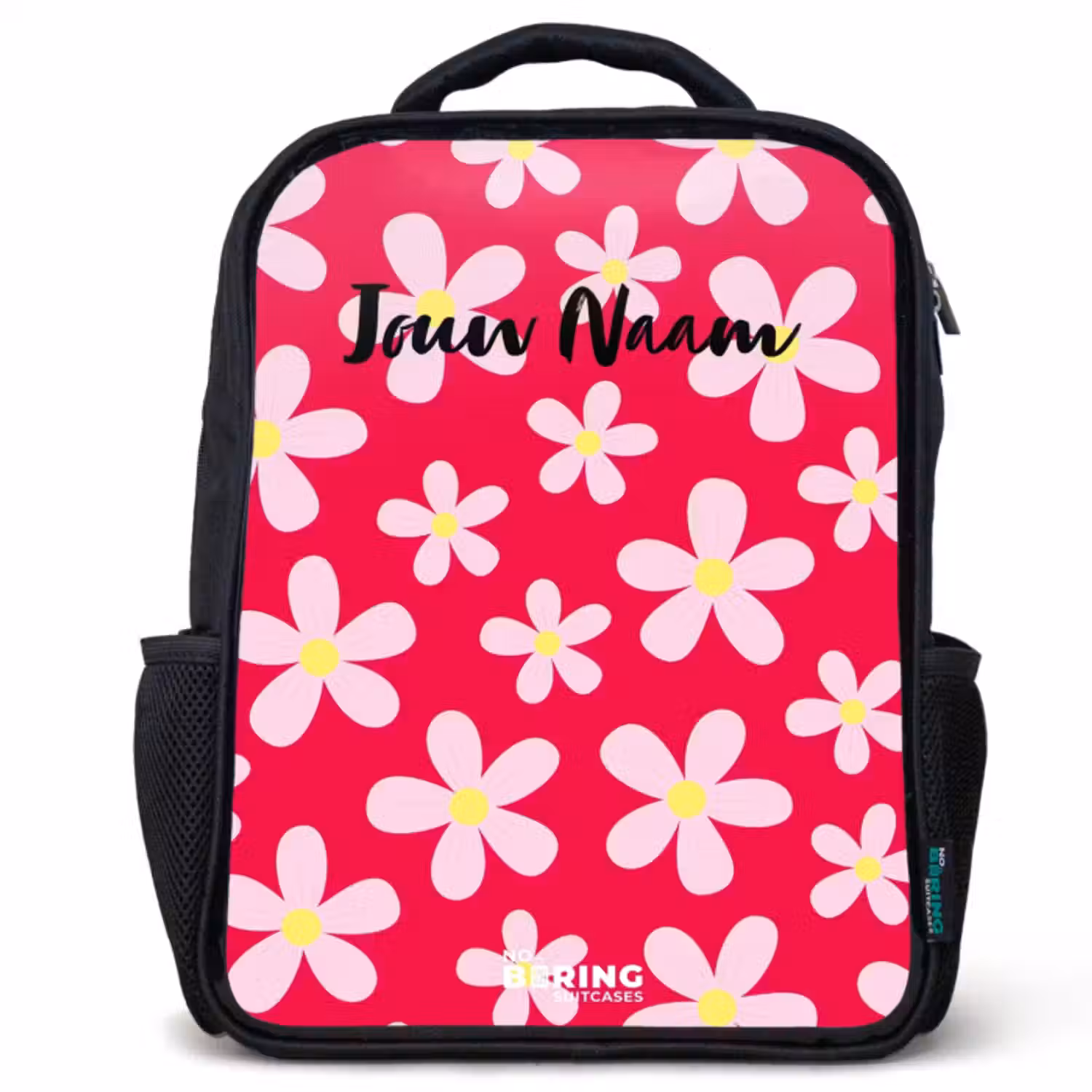 Kinder rugzak - Madeliefjesmania hotpink