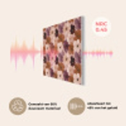 Bloemen - Abstract - Aardetinten PET vilt klein 837 -USP_NL