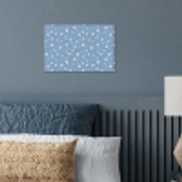 Sterretjes - Patroon - Blauw poster papier klein 62 -sfeer2