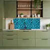 Glanzende - Blauwe - Stenen keuken achterwand 2 middel 871 -sfeer3