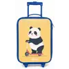 Panda - Step - Geel Kinderkoffer - Blauw klein -zz3dotto