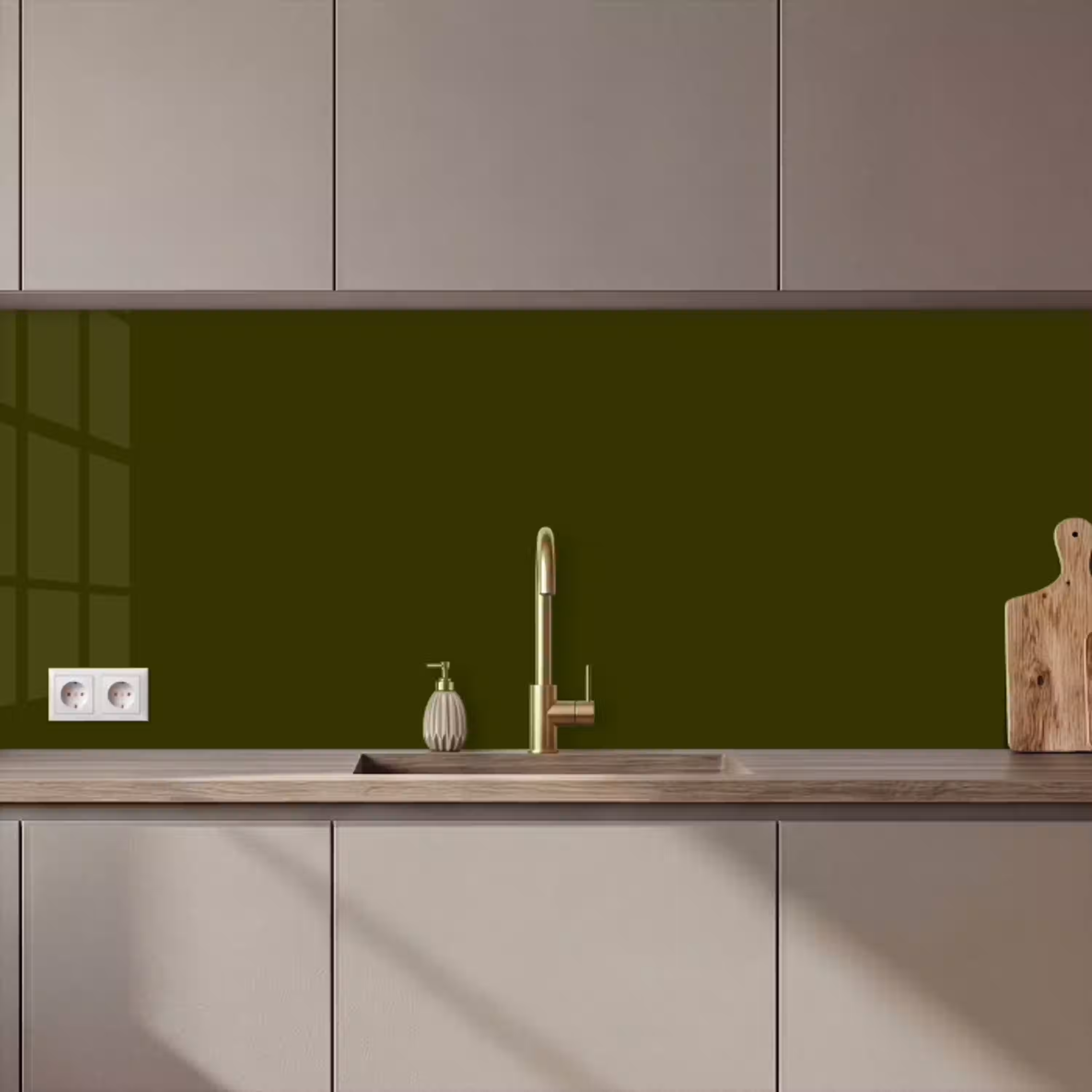 Dark  - Olive - Groen keuken achterwand 2 middel 871 zz_3dshopping