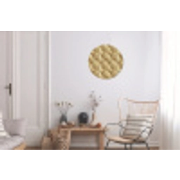 Patroon - Waaier -  Goud Wandcirkel aluminium klein 190 -woonkamer