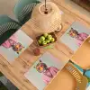 Tijger - Strik - Jasje - Roze Placemat vinyl groot -zzsfeer5_Kitchenyeah-website